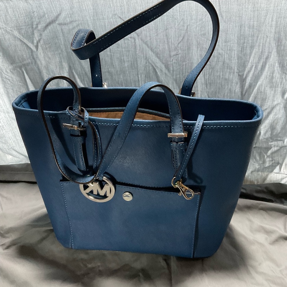 Elegant Blue Tote Bag